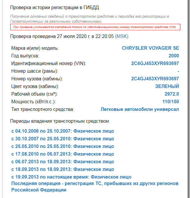 Проверка авто перед покупкой по вин и гос.номеру